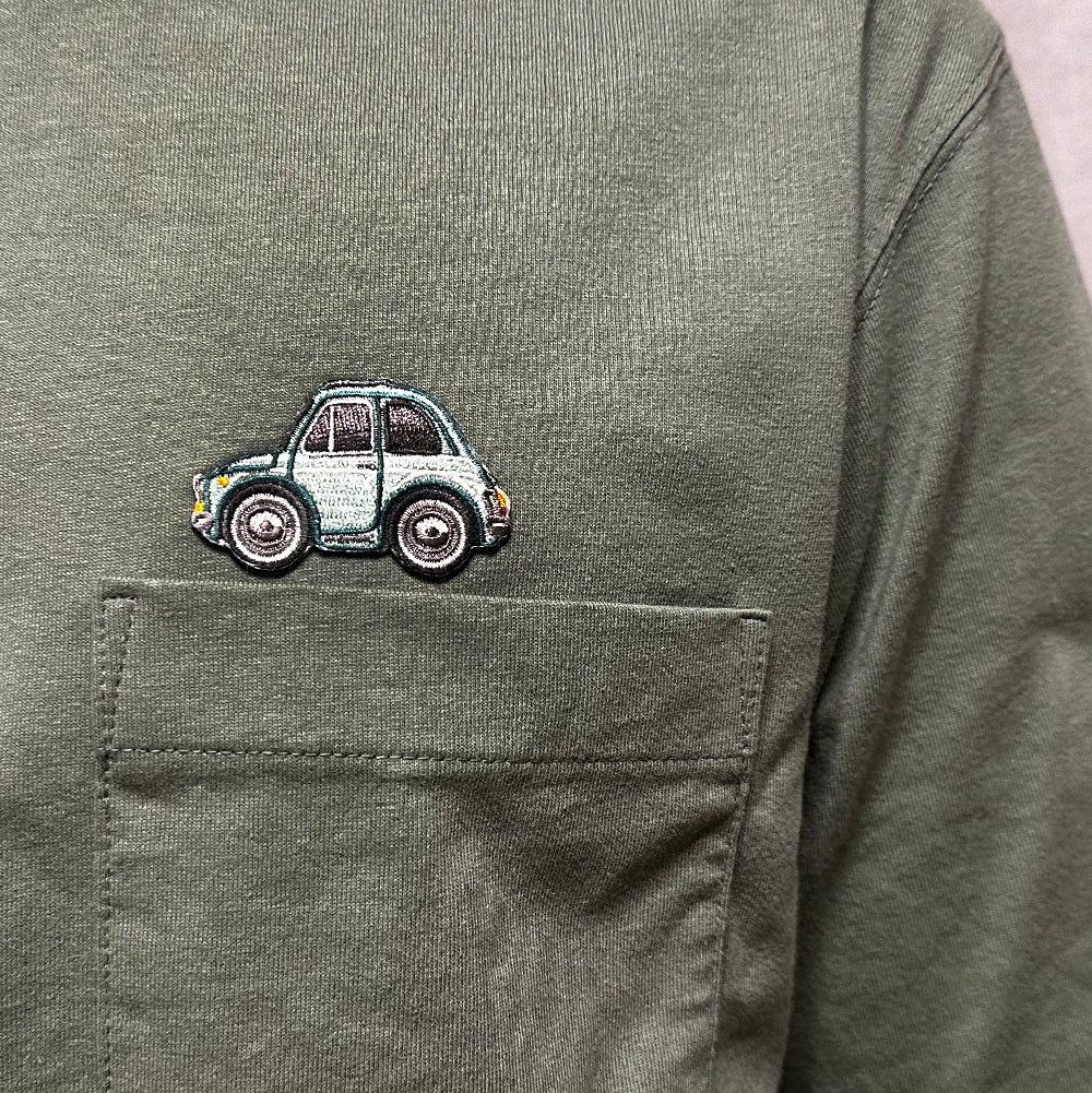 Classic Fiat 500 刺繡章