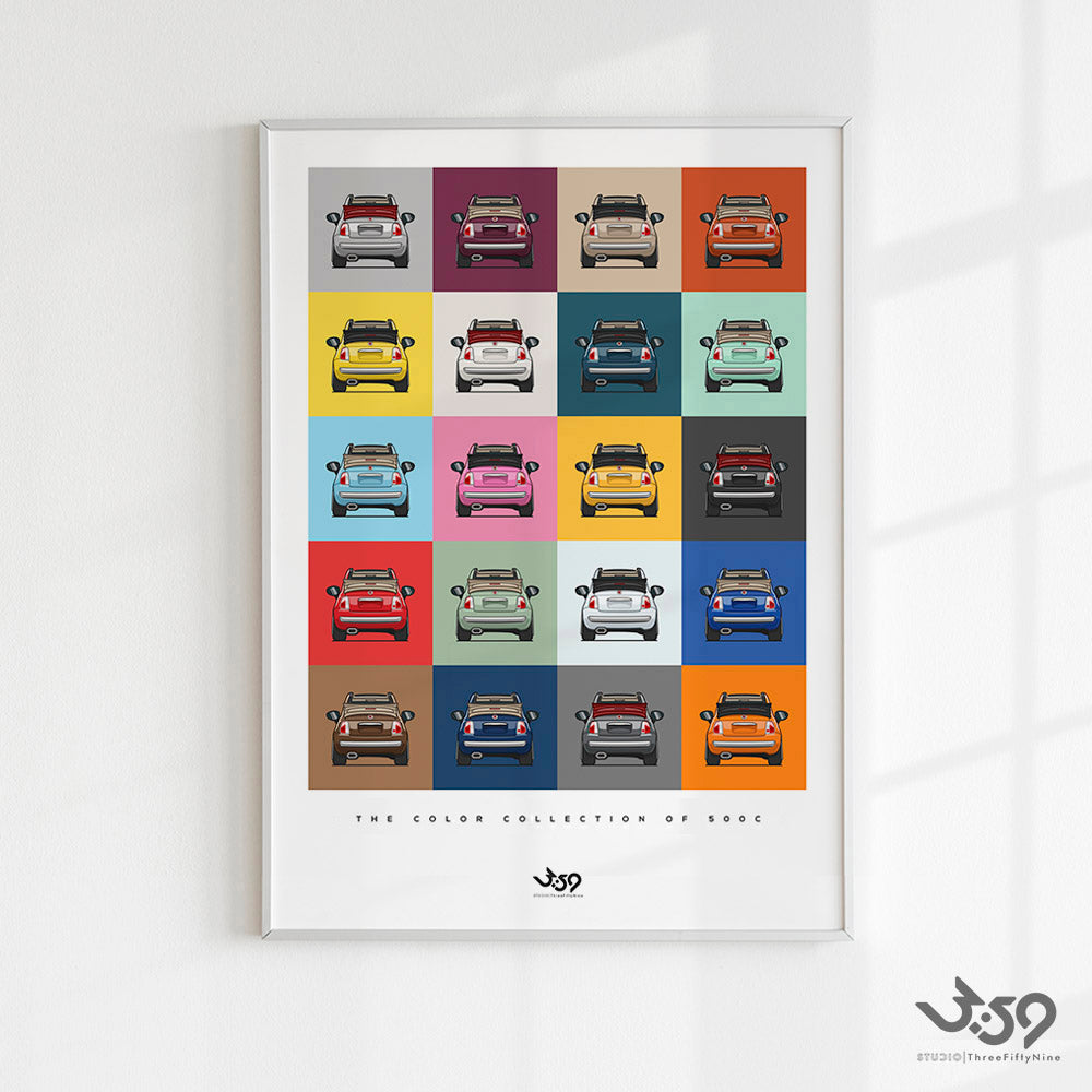 The Colors of 500C 海報 / 裱框油畫