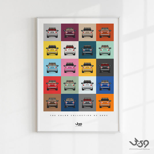 The Colors of 500C 海報 / 裱框油畫