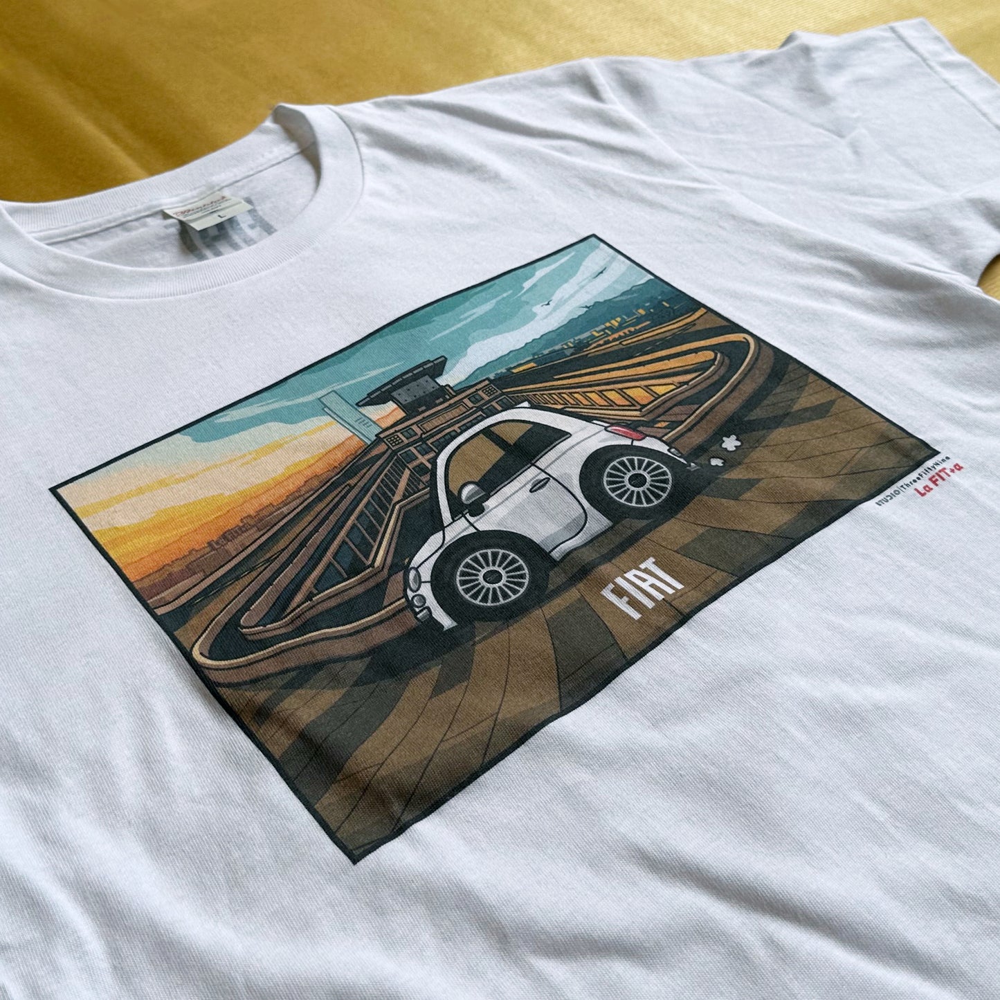 Fiat 500 T恤 [Studio359 x La Fit+a]
