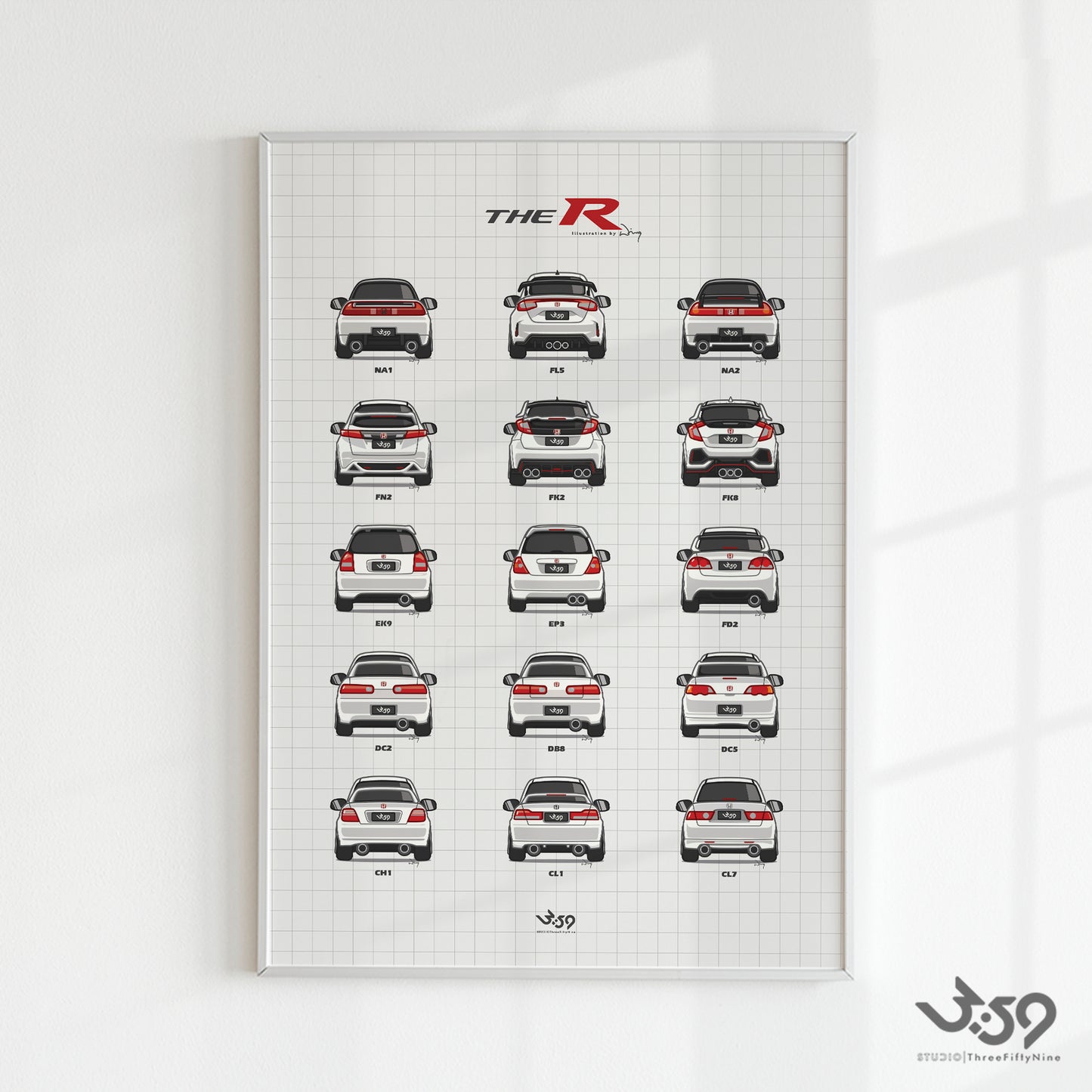 Honda The R 海報 / 裱框油畫