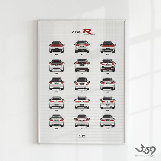 Honda The R 海報 / 裱框油畫
